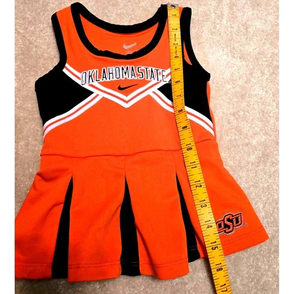 OSU Cheerleaders Outfit‎ Girls Toddler 18M Orange/Black/White - Picture 9 of 12